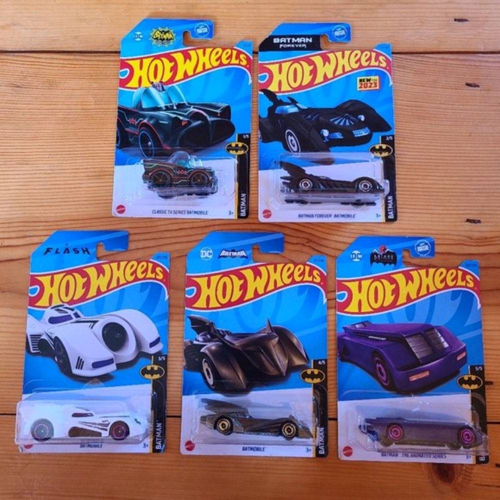 Hot Wheels Batman 2023 Set 1 - 5 (Full Set)